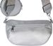 styleBREAKER Damen Halbmond Crossbody Schultertaschen Set 2-Teilig, Schultergurt mit Zick-Zack Rauten Muster 02012396