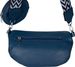 styleBREAKER Damen Halbmond Crossbody Schultertaschen Set 2-Teilig, Schultergurt mit Zick-Zack Rauten Muster 02012396