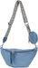 styleBREAKER Damen Halbmond Crossbody Schultertaschen Set 3-Teilig, Schultergurt mit Muster, Schlüsselanhänger, Börse 02012398