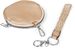 styleBREAKER Damen Halbmond Crossbody Schultertaschen Set 3-Teilig, Schultergurt mit Muster, Schlüsselanhänger, Börse 02012398