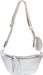 styleBREAKER Damen Halbmond Crossbody Schultertaschen Set 3-Teilig, Schultergurt mit Muster, Schlüsselanhänger, Börse 02012398