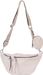 styleBREAKER Damen Halbmond Crossbody Schultertaschen Set 3-Teilig, Schultergurt mit Muster, Schlüsselanhänger, Börse 02012398