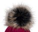 styleBREAKER Damen Strick Bommelmütze mit Farbverlauf und Fleece Futter, Winter Fellbommel Mütze, Strickmütze 04024205