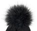 styleBREAKER Damen Strick Bommelmütze mit Farbverlauf und Fleece Futter, Winter Fellbommel Mütze, Strickmütze 04024205