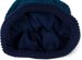 styleBREAKER Damen Strick Bommelmütze mit Farbverlauf und Fleece Futter, Winter Fellbommel Mütze, Strickmütze 04024205
