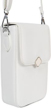 styleBREAKER Damen Box Bag Umhängetasche Einfarbig mit Magnetverschluss, 8 Kartenfächer mit Druckknopf, Crossbag 02012399
