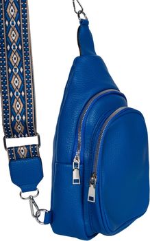 styleBREAKER Damen One Shoulder Rucksack, Geometrisch gemusterter Schultergurt, Einfarbige Crossbody Bag, Cityrucksack, Sling Bag 02012400
