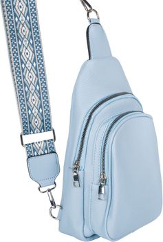 styleBREAKER Damen One Shoulder Rucksack, Geometrisch gemusterter Schultergurt, Einfarbige Crossbody Bag, Cityrucksack, Sling Bag 02012400