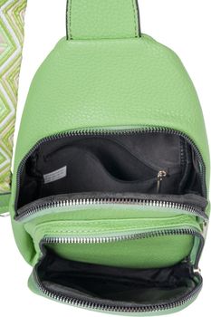 styleBREAKER Damen One Shoulder Rucksack, Geometrisch gemusterter Schultergurt, Einfarbige Crossbody Bag, Cityrucksack, Sling Bag 02012400