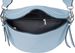 styleBREAKER Damen Halbmond Crossbody Schultertaschen Einfarbig, verstellbarer Schultergurt mit Zick-Zack Rauten Muster 02012401