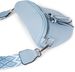 styleBREAKER Damen Halbmond Crossbody Schultertaschen Einfarbig, verstellbarer Schultergurt mit Zick-Zack Rauten Muster 02012401