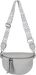 styleBREAKER Damen Halbmond Crossbody Schultertaschen Einfarbig, verstellbarer Schultergurt mit Zick-Zack Rauten Muster 02012401