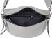 styleBREAKER Damen Halbmond Crossbody Schultertaschen Einfarbig, verstellbarer Schultergurt mit Zick-Zack Rauten Muster 02012401