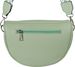 styleBREAKER Damen Halbmond Crossbody Schultertaschen Einfarbig, verstellbarer Schultergurt mit Zick-Zack Rauten Muster 02012401