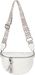 styleBREAKER Damen Halbmond Crossbody Schultertaschen Einfarbig, verstellbarer Schultergurt mit Zick-Zack Rauten Muster 02012401