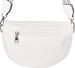 styleBREAKER Damen Halbmond Crossbody Schultertaschen Einfarbig, verstellbarer Schultergurt mit Zick-Zack Rauten Muster 02012401