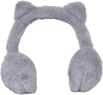 styleBREAKER Kinder Ohrenwärmer aus Plüsch mit Öhrchen, warme kuschlig weiche Winter Ohrenschützer, Earmuffs 04026067