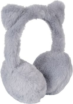 styleBREAKER Kinder Ohrenwärmer aus Plüsch mit Öhrchen, warme kuschlig weiche Winter Ohrenschützer, Earmuffs 04026067