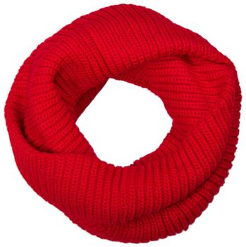styleBREAKER Unisex Feinstrick Schal, einfarbiger Loop Schlauchschal, Feinripp Winter Strickschal, Loopschal 01018112
