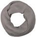 styleBREAKER Unisex Feinstrick Schal, einfarbiger Loop Schlauchschal, Feinripp Winter Strickschal, Loopschal 01018112