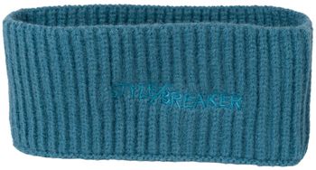 styleBREAKER Damen Strick Stirnband mit Rippenmuster, styleBREAKER Logo Stick, warmes Winter Haarband, Headband 04026068