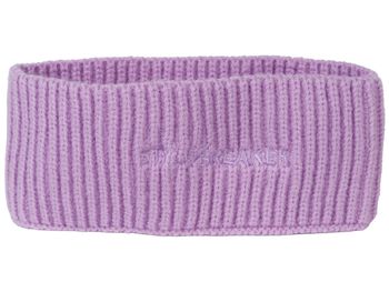 styleBREAKER Damen Strick Stirnband mit Rippenmuster, styleBREAKER Logo Stick, warmes Winter Haarband, Headband 04026068