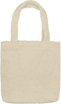 styleBREAKER Damen Tasche aus Teddyfell mit breiten Henkeln | kuschelige Beuteltasche mit Magnetverschluss | weich gefüttert & ideal als Shopper