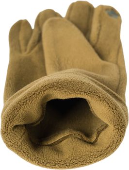 styleBREAKER Damen Touchscreen Fleece Handschuhe Einfarbig, warme Fingerhandschuhe, Winter 09010047