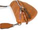 styleBREAKER Damen Teddyfell Halbmond Crossbody Schultertaschen Einfarbig, verstellbarer Schultergurt 02012403