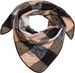 styleBREAKER Damen XXL Web Dreieck Schal mit buntem Karo Muster, Dreiecktuch Kariert, Winter Schal warm weich, Tuch 01020050