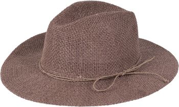 styleBREAKER Damen Panama Sonnenhut mit dünnem Hutband, Strohhut, Schlapphut, Sommerhut, Fedora Hut 04025040