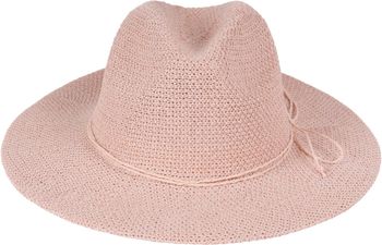 styleBREAKER Damen Panama Sonnenhut mit dünnem Hutband, Strohhut, Schlapphut, Sommerhut, Fedora Hut 04025040