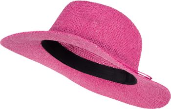 styleBREAKER Damen Panama Sonnenhut mit dünnem Hutband, Strohhut, Schlapphut, Sommerhut, Fedora Hut 04025040