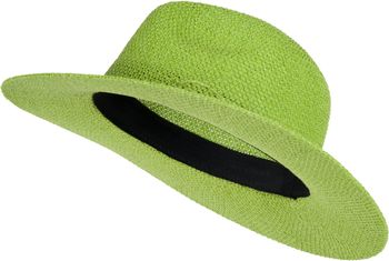 styleBREAKER Damen Panama Sonnenhut mit dünnem Hutband, Strohhut, Schlapphut, Sommerhut, Fedora Hut 04025040