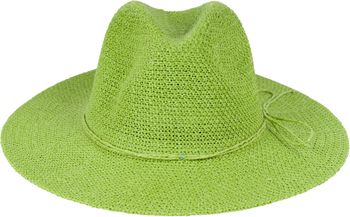 styleBREAKER Damen Panama Sonnenhut mit dünnem Hutband, Strohhut, Schlapphut, Sommerhut, Fedora Hut 04025040