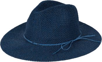 styleBREAKER Damen Panama Sonnenhut mit dünnem Hutband, Strohhut, Schlapphut, Sommerhut, Fedora Hut 04025040