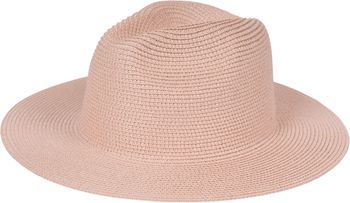 styleBREAKER Damen Panama Sonnenhut, Strohhut, Schlapphut, Faltbarer Knautschhut, Sommerhut, Fedora Hut 04025041