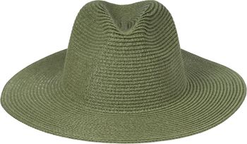 styleBREAKER Damen Panama Sonnenhut, Strohhut, Schlapphut, Faltbarer Knautschhut, Sommerhut, Fedora Hut 04025041