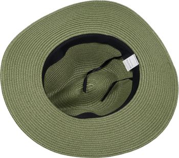 styleBREAKER Damen Panama Sonnenhut, Strohhut, Schlapphut, Faltbarer Knautschhut, Sommerhut, Fedora Hut 04025041