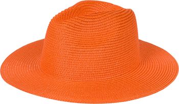 styleBREAKER Damen Panama Sonnenhut, Strohhut, Schlapphut, Faltbarer Knautschhut, Sommerhut, Fedora Hut 04025041