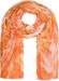 styleBREAKER Damen Schal Wasserfall Farbverlauf Muster mit Metallic Details, Leichtes großes Tuch mit kurzen Fransen 01016227