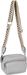 styleBREAKER Damen Umhängetaschen Set 2-Teilig, gemusterter Schultergurt und ovale Börse, Rechteckige Crossbody Bag Einfarbig 02012405