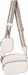 styleBREAKER Damen Umhängetaschen Set 2-Teilig, gemusterter Schultergurt und ovale Börse, Rechteckige Crossbody Bag Einfarbig 02012405