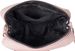 styleBREAKER Damen Umhängetaschen Set 2-Teilig, gemusterter Schultergurt und ovale Börse, Rechteckige Crossbody Bag Einfarbig 02012405