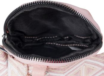 styleBREAKER Taschen Schulterriemen verstellbar geometrisch gemustert mit kleiner Börse, Wechsel Taschengurt, Handyband, Handykette 02013035