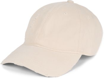 styleBREAKER Unisex Baseball Cap Destroyed Look mit Rissen, 6 Panel Cap Einfarbig, Basecap Schnalle verstellbar 04023092