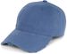 styleBREAKER Unisex Baseball Cap Destroyed Look mit Rissen, 6 Panel Cap Einfarbig, Basecap Schnalle verstellbar 04023092