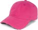 styleBREAKER Unisex Baseball Cap Destroyed Look mit Rissen, 6 Panel Cap Einfarbig, Basecap Schnalle verstellbar 04023092