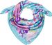 styleBREAKER Damen Halstuch mit Palmen Blätter Blüten Muster, Tuch Quadratisch, Vierecktuch Bunt, Kopftuch 01016233