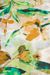styleBREAKER Damen Schal mit buntem Blumen Muster im Aquarell Stil, Seidig leichtes Tuch 01016238